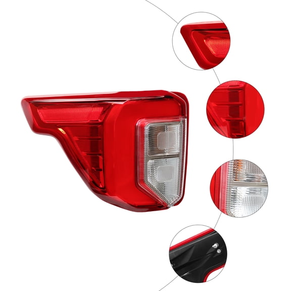 Tail Light Assembly Left Driver Side for 2020-2022Ford Explorer, Tail Lights Assembly, Tail Lamps Light Brake Light, Stop Turn Signal Tail Light Assembly (Left Side)