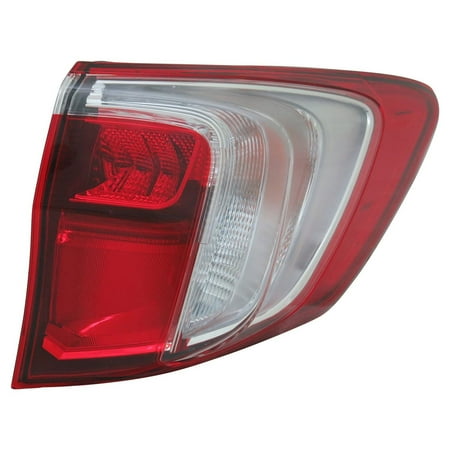 Tail Light Assembly RH/Pass for 16 18 Acura RDX 11-6843-00-9 33500TX4A51 TYC