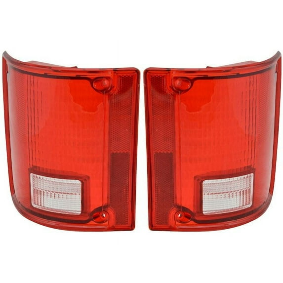 Tail Light Assembly Set 2 Piece - Compatible with 1979 - 1986 GMC C3500 1980 1981 1982 1983 1984 1985