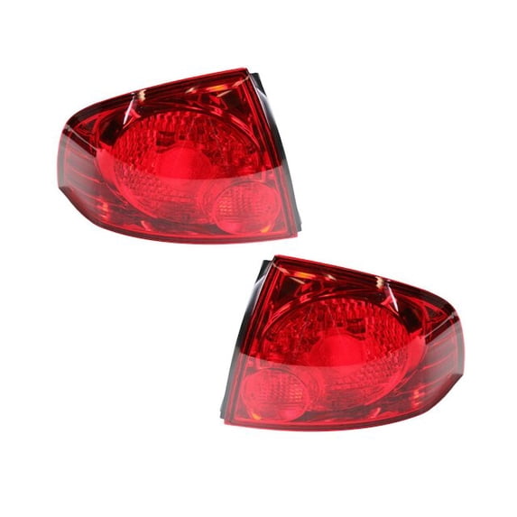 Tail Light Assembly Set 2 Piece - Compatible with 2004 - 2006 Nissan Sentra 2005