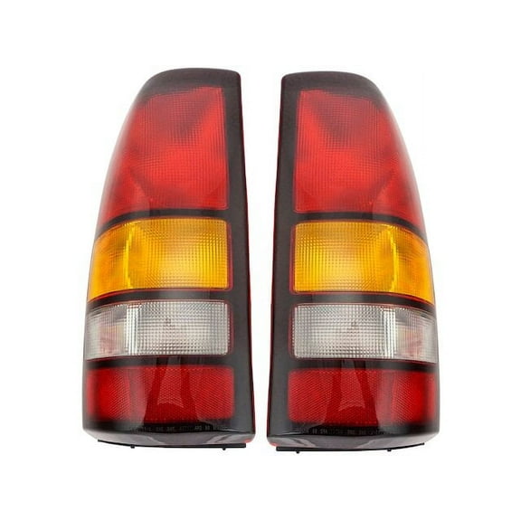 Tail Light Assembly Set 2 Piece - Compatible with 2005 - 2006 GMC Sierra 1500 HD