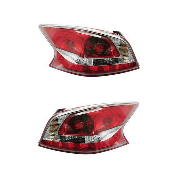 Tail Light Assembly Set 2 Piece - Compatible with 2013 Nissan Altima Sedan 4-Door