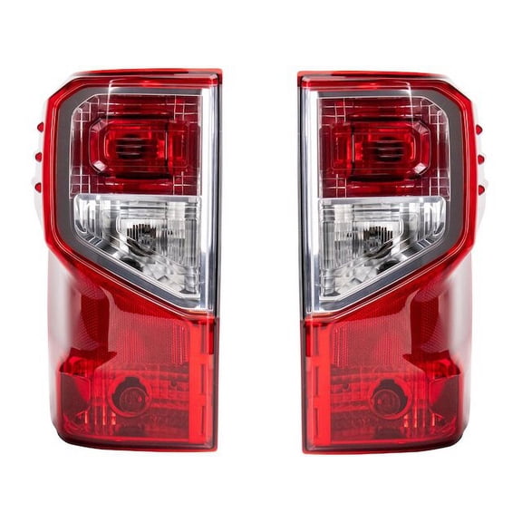 Tail Light Assembly Set 2 Piece - Compatible with 2017 - 2021 Nissan TITAN 2018 2019 2020