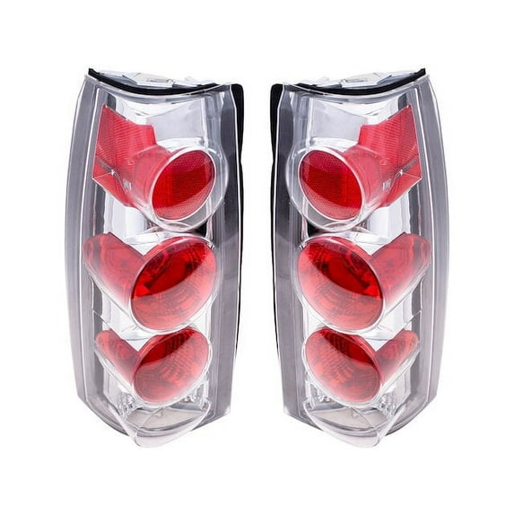 Tail Light Assembly Set - Compatible with 1992 - 1999 GMC C1500 Suburban Sport Utility 4-Door 1993 1994 1995 1996 1997 1998