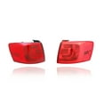 thumbnail image 1 of Tail Light Assembly - TYC For/Fit 11-18 VW Volkswagen Jetta-Sedan 13-14 Hybrid - On Body, Without Rear Fog Lamp Without LED, Red Lens - Pair, Left Driver + Right Passenger Set - 5C6945096D, 5C6945095D, 1 of 2