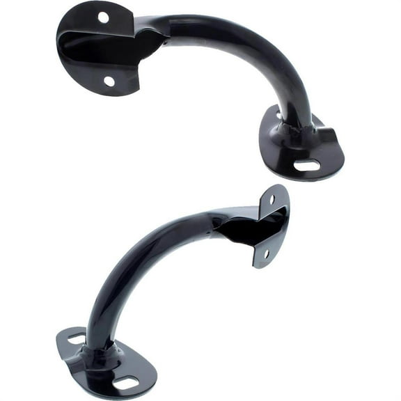 Tail Light Brackets, Black Finish, Left and Right Pair, Fits 1932 Ford