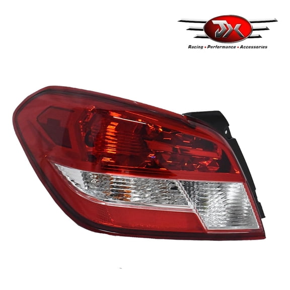 Tail Light Brake Lamp Compatible with Mitsubishi Mirage G4 2017-2020 Red Clear Rear Halogen Tail Lamp Left Driver and Right Passenger Side 8330B069 8330B070 (Right)