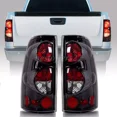 thumbnail image 1 of Tail Light Compatible With 1999-2006 Chevy Silverado 1500 2500 3500 GMC Sierra 1500 2500 Driver and Passenger Side Rear Light Brake Lamps (OE Black Clear Lens), 1 of 8