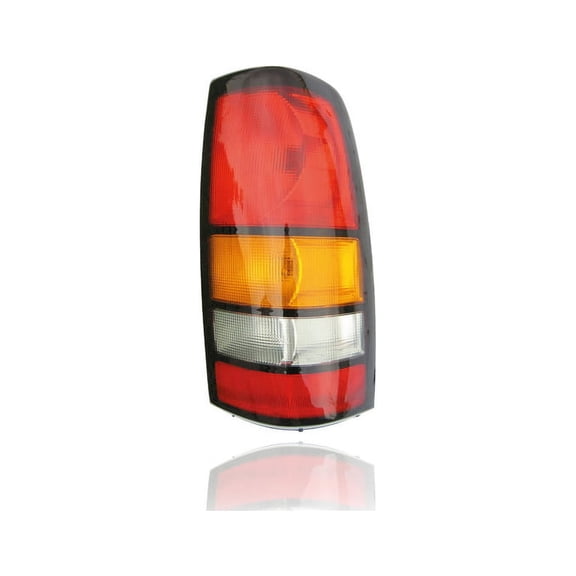 Tail Light - Compatible/Replacement for '04-07 GMC Sierra Fleetside 1500/2500/3500-Single Rear Wheel - Right Hand - Passenger - 19169022 Fits select: 2004-2007 GMC NEW SIERRA