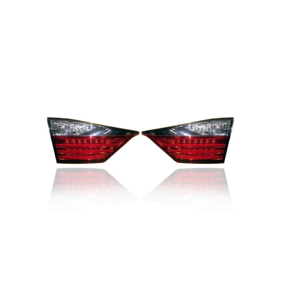 Tail Light - Compatible/Replacement for '16-18 Lexus ES300H/350 - Inner Trunk Lid - Pair, Left Driver + Right Passenger Set - 8158133300, 8159133300 - CAPA