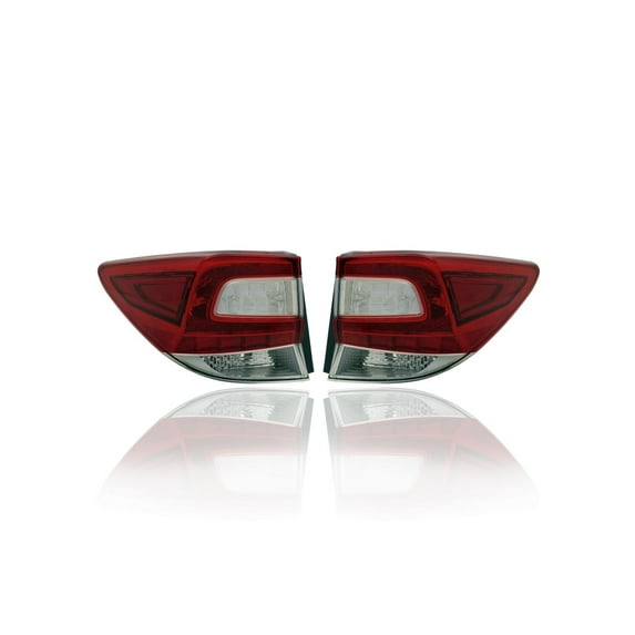 Tail Light - Compatible/Replacement for '17-23 Subaru Impreza Sedan - Outer Body Quarter Panel - Pair, Left Driver + Right Passenger Set - 84912FL10A, 84912FL11A - CAPA