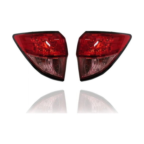 Tail Light - Compatible/Replacement for '19-21 Honda HR-V Outer On Body LED - Pair, Left Driver + Right Passenger Set - 33502T7WA31, 33502T7WA31 - CAPA