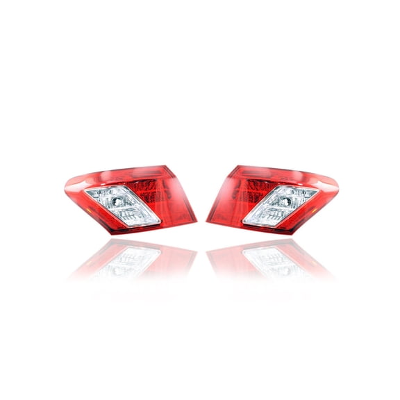 Tail Light - Compatible/Replacement for '07-09 Lexus ES350 - Outer On Body - Pair, Left Driver + Right Passenger Set - 8155133500, 8156133500 - CAPA
