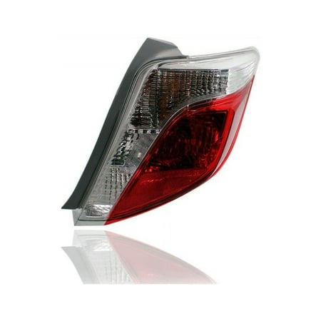 Tail Light - Compatible/Replacement for '12-14 Toyota Yaris Hatchback - Right Hand - Passenger - 8155152820