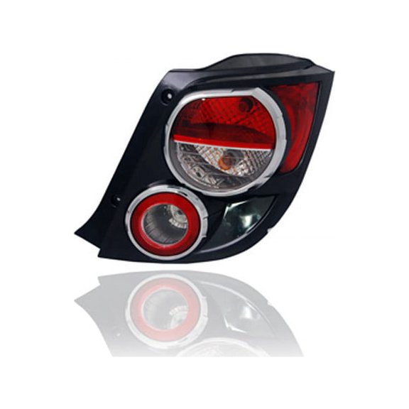 Tail Light - Compatible/Replacement for '12-16 Chevrolet Sonic Hatchback - Halogen - Right Hand - Passenger - 42407869