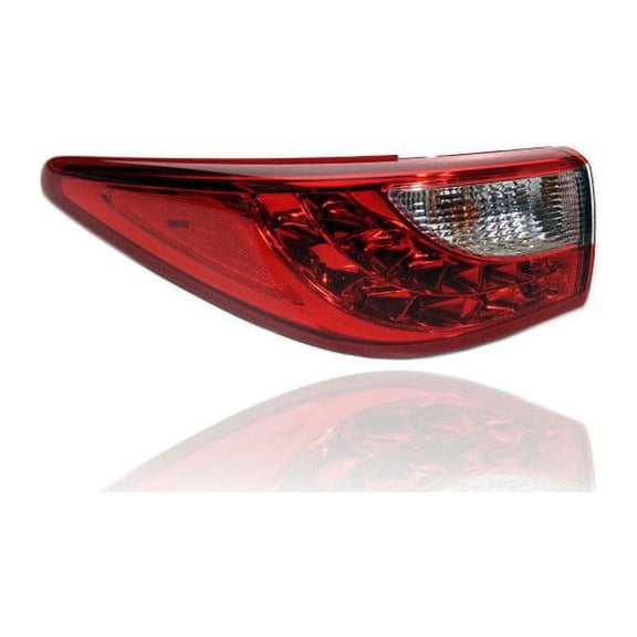 Tail Light - Compatible/Replacement for '14-15 Infiniti QX60/Hybrid, 13-13 JX35 - Outer - Left Hand - Driver - 265553JA0A