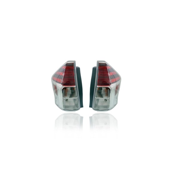 Tail Light - Compatible/Replacement for '15-18 Toyota Prius V - Pair, Left Driver + Right Passenger Set - 8155147272, 8156147272 - CAPA