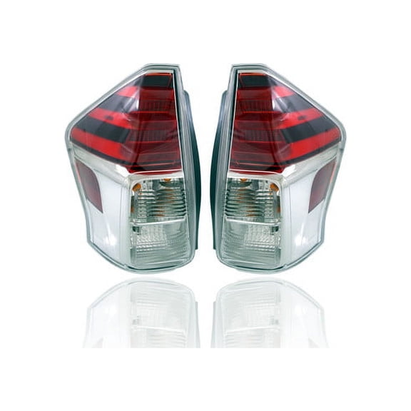 Tail Light - Compatible/Replacement for '15-18 Toyota Prius V - Pair, Left Driver + Right Passenger Set - 8155147272, 8156147272