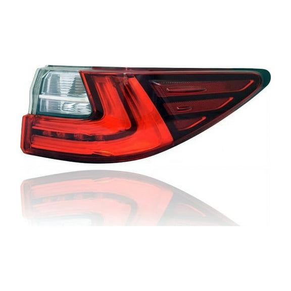 Tail Light - Compatible/Replacement for '16-18 Lexus ES300h/350 - Outer On Body - Right Hand - Passenger - 8155133740 - CAPA