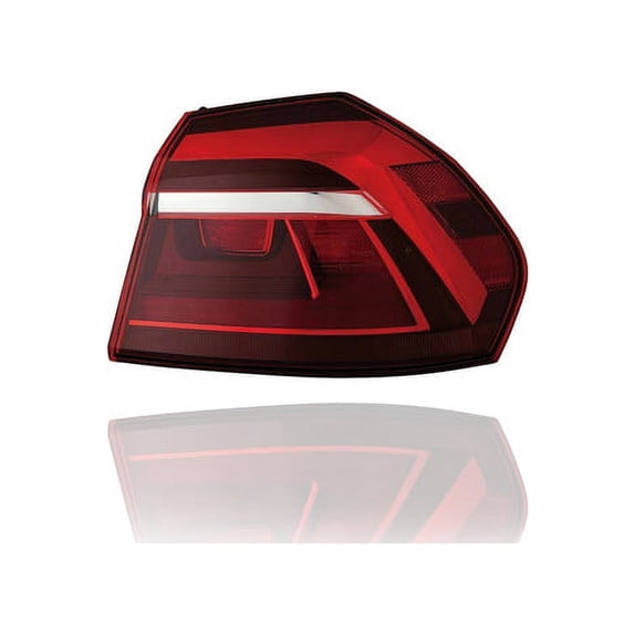 Tail Light - Compatible/Replacement for '17-19 VW Volkswagen Passat - Halogen, On Body - Right Hand - Passenger - 561945096P - CAPA