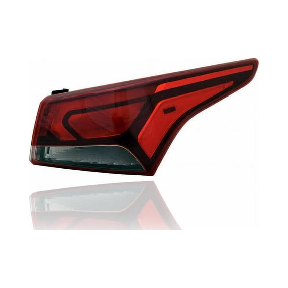 Tail Light - Compatible/Replacement for '18-21 Hyundai Accent Sedan - Halogen, Outer On Body - Right Hand - Passenger - 92402J0010