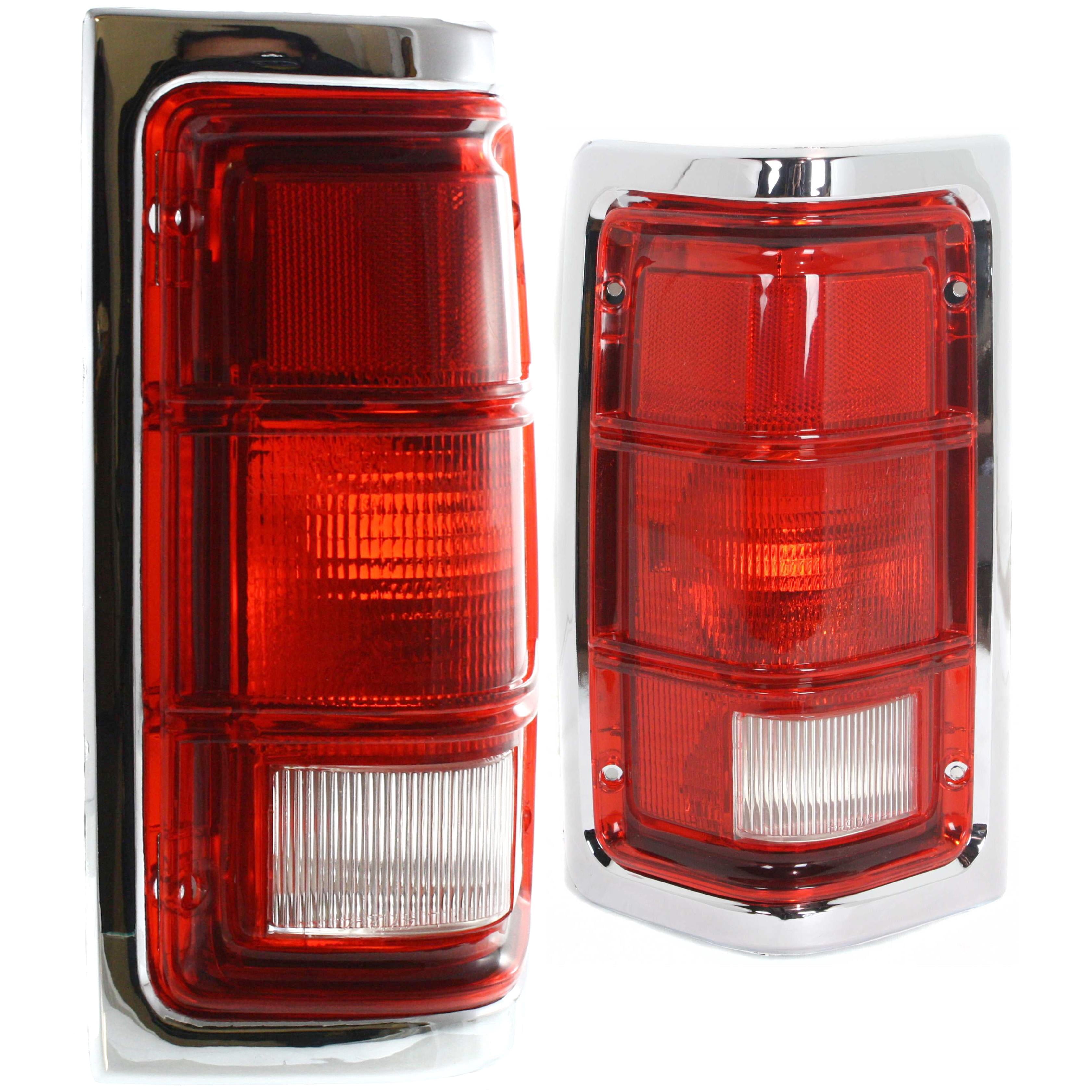 Tail Light Compatible With 1988-1989 Dodge D100 1988-1993 D250 SET of 2 Left Driver and Right Passenger Side