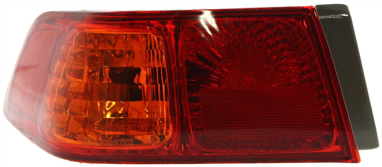 Tail Light Compatible With 2000-2001 Toyota Camry Left Driver With bulb(s)
