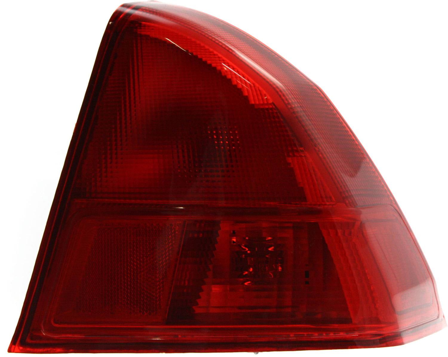 Tail Light Compatible With 2001-2002 Honda Civic Right Passenger Side, Outer With bulb(s)
