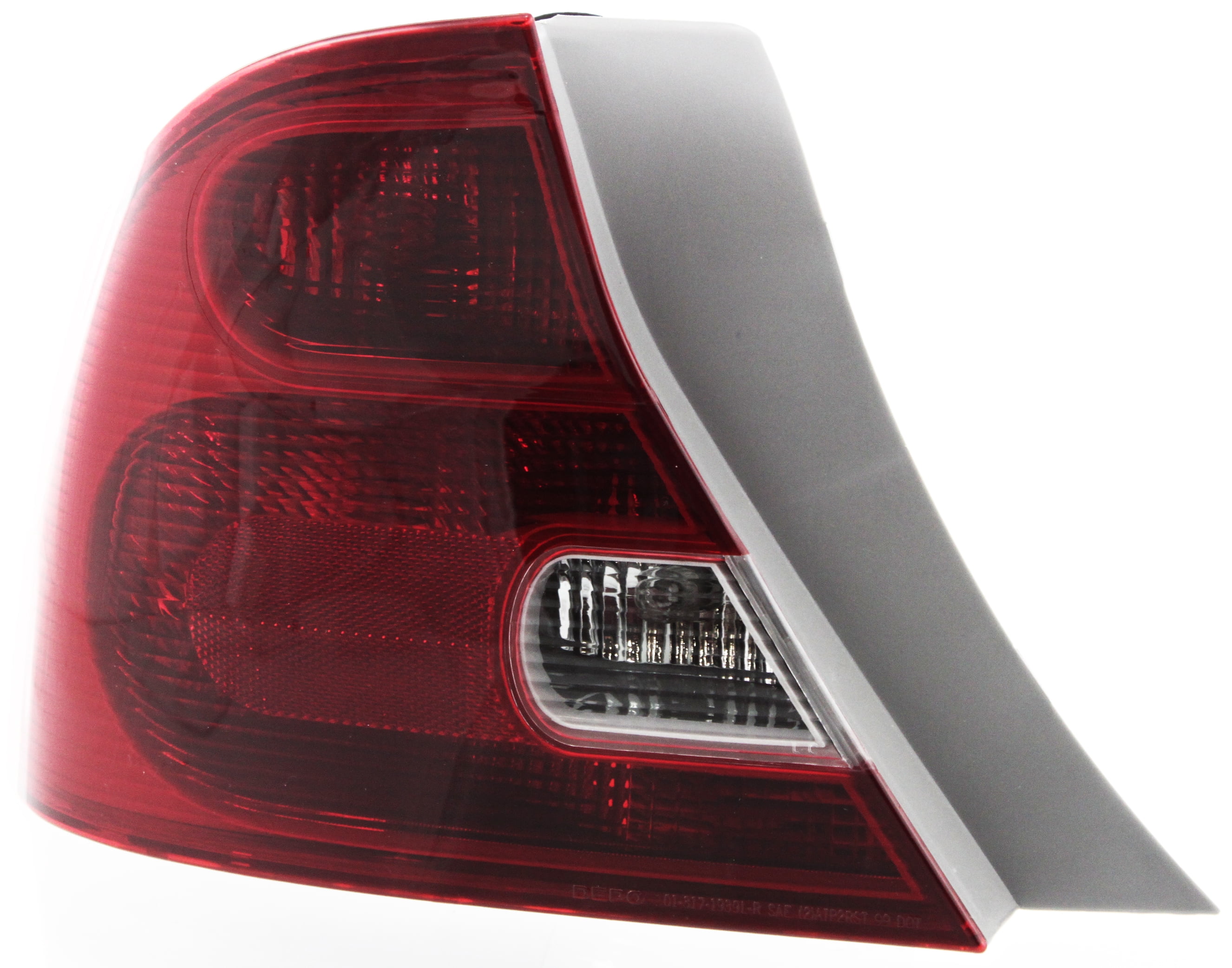 Tail Light Compatible With 2001-2003 Honda Civic Left Driver With bulb(s)