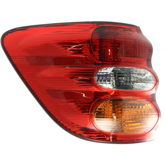 Tail Light Compatible With 2001-2004 Toyota Sequoia Left Driver Side, Outer With bulb(s)