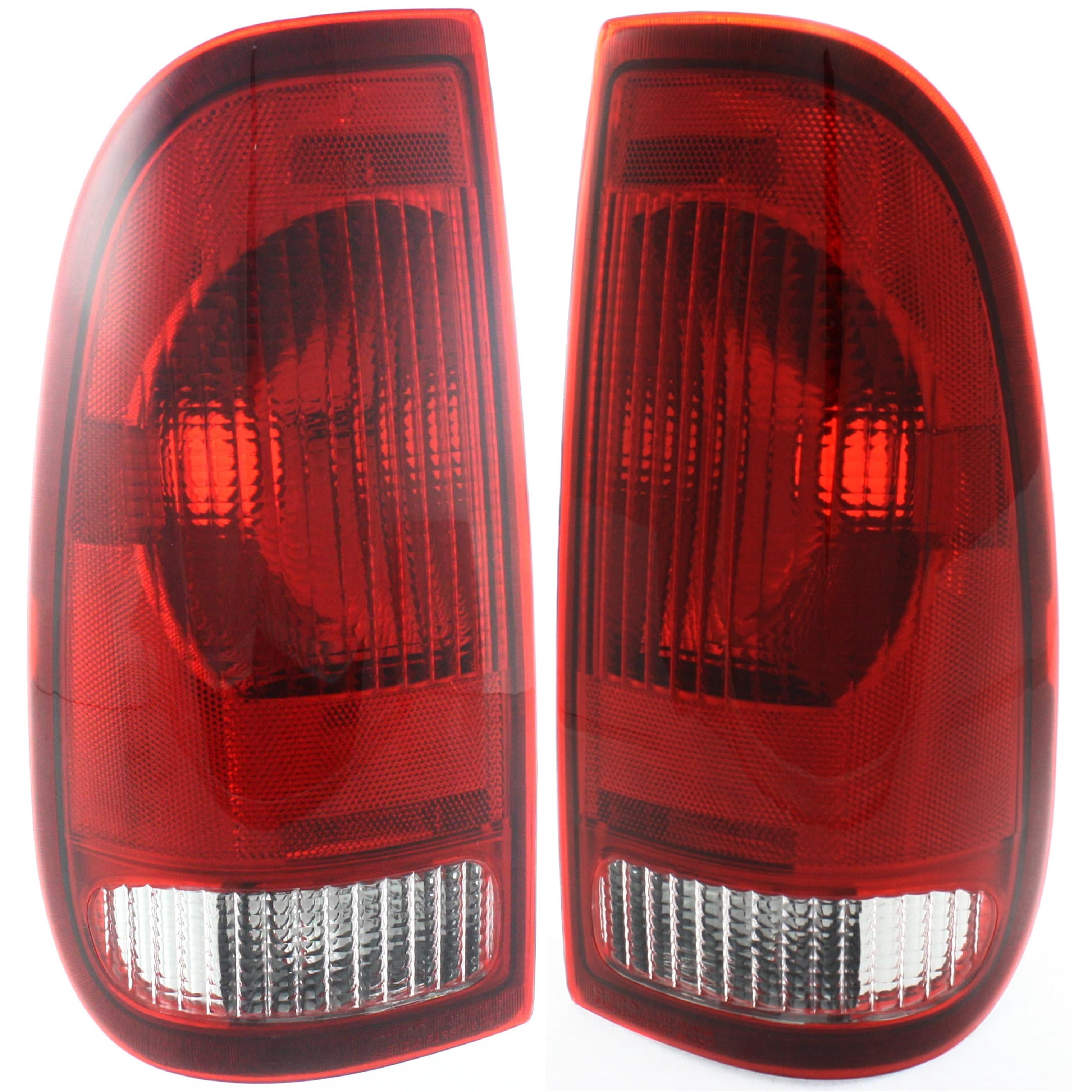 Tail Light Compatible With 2004 Ford F-150 Heritage 1999-2007 F-250 Super Duty SET of 2 Left Driver and Right Passenger Side CAPA Certified