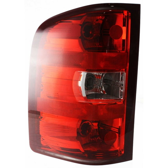 Tail Light Compatible With 2007-2010, 2012-2014 GMC Sierra 3500 HD 2007-2010 Chevrolet Silverado Left Driver With bulb(s) CAPA Certified