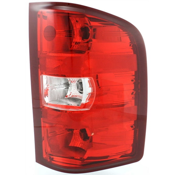 Tail Light Compatible With 2007-2010, 2012-2014 GMC Sierra 3500 HD 2007-2010 Chevrolet Silverado Right Passenger With bulb(s)