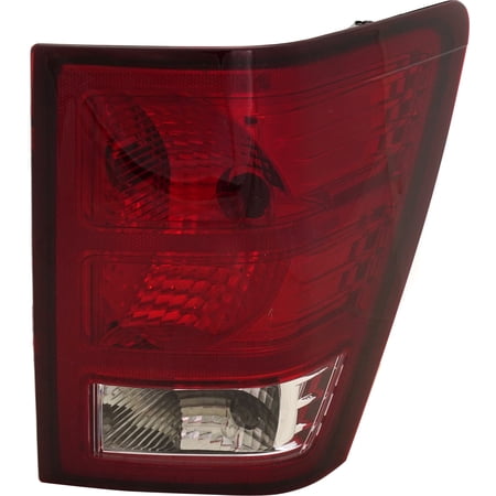 Tail Light Compatible With 2007-2010 Jeep Grand Cherokee Right Passenger With bulb(s)