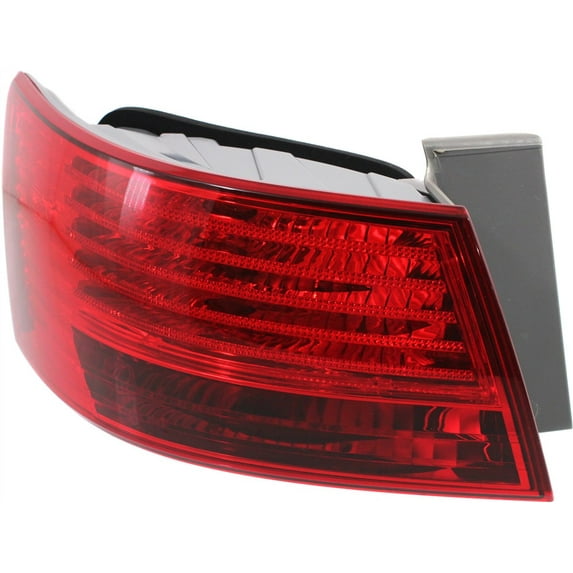 Tail Light Compatible With 2008-2010 Hyundai Sonata Left Driver Side, Outer With bulb(s)