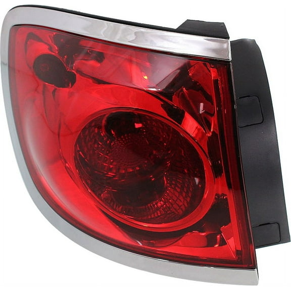 Tail Light Compatible With 2008-2012 Buick Enclave Left Driver Side, Outer With bulb(s)