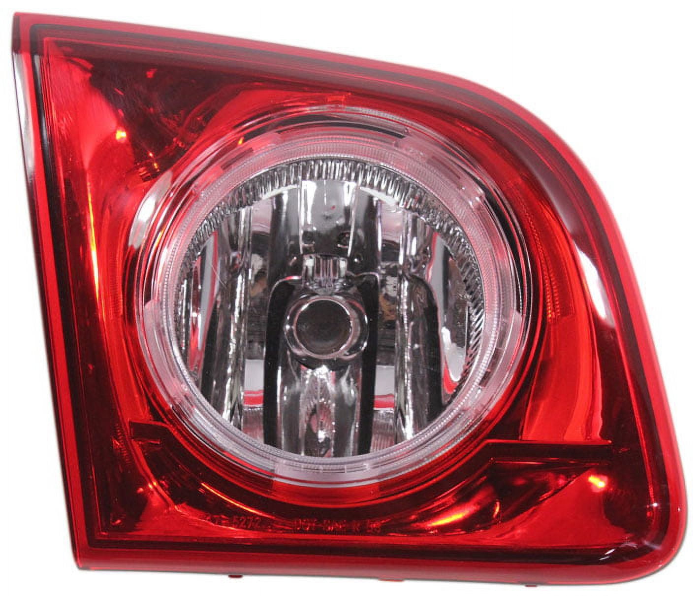 Tail Light Compatible With 2008-2012 Chevrolet Malibu Left Driver Side, Inner With bulb(s)