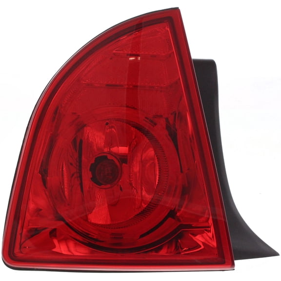 Tail Light Compatible With 2008-2012 Chevrolet Malibu Left Driver Side, Outer With bulb(s)