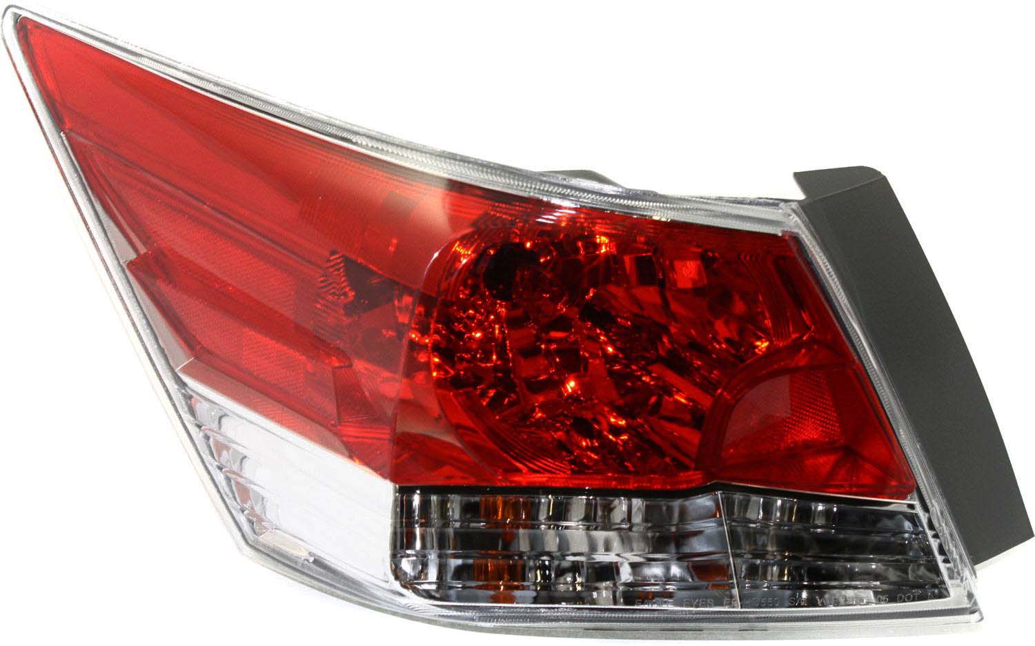 Driver Side Tail Light For 2008-2010 Honda Accord Coupe - Halogen, Includes Bulbs, Evan-Fischer
