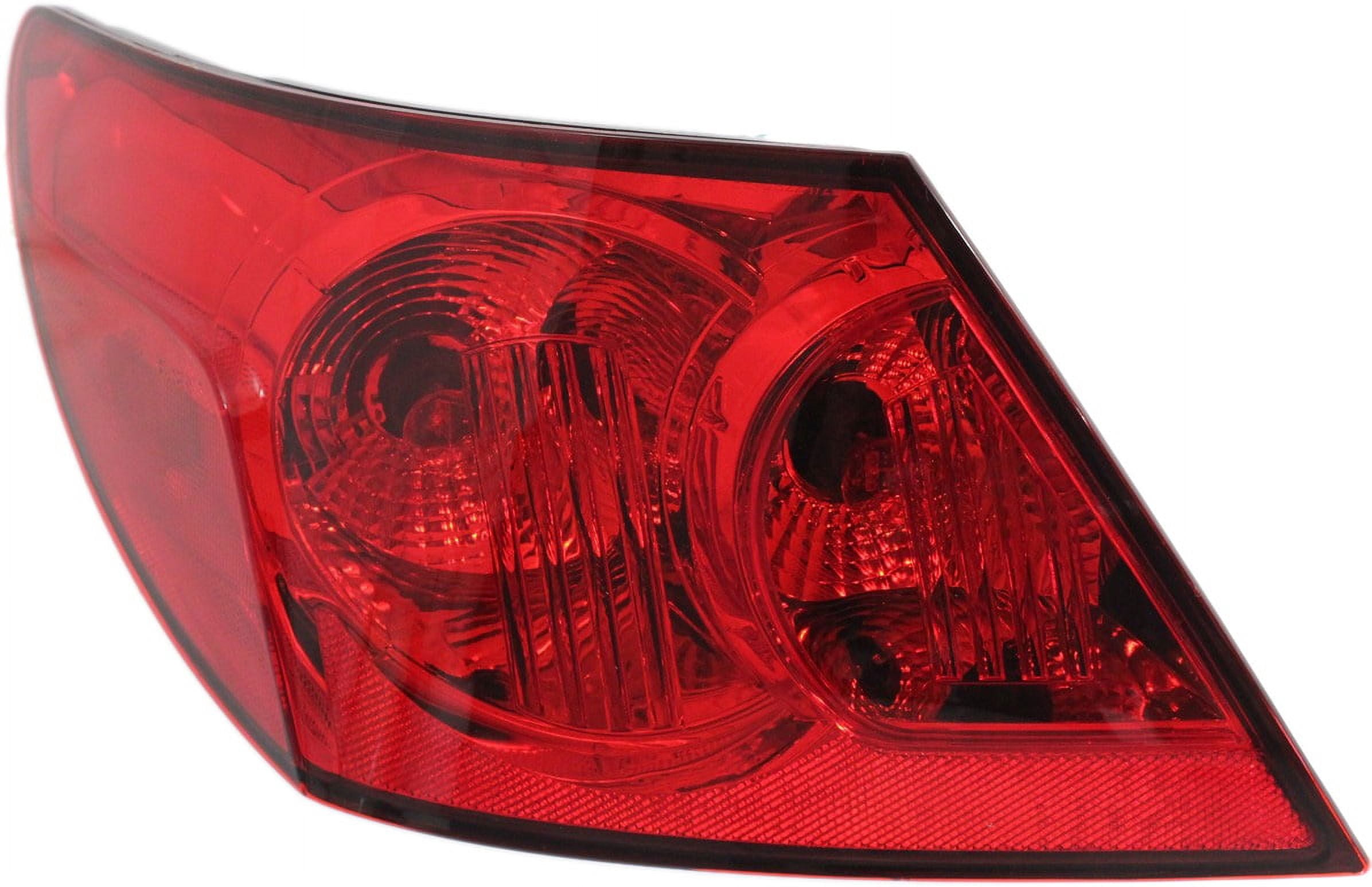 Tail Light Compatible With 2009-2010 Chrysler Sebring Left Driver Side, Outer With bulb(s)