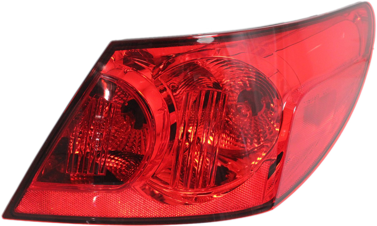 Tail Light Compatible With 2009-2010 Chrysler Sebring Right Passenger Side, Outer With bulb(s)