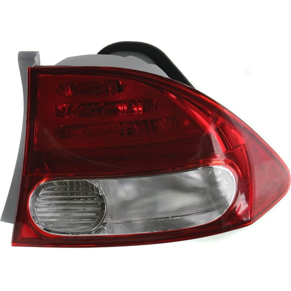 Tail Light Compatible With 2009-2011 Honda Civic Right Passenger Side, Outer