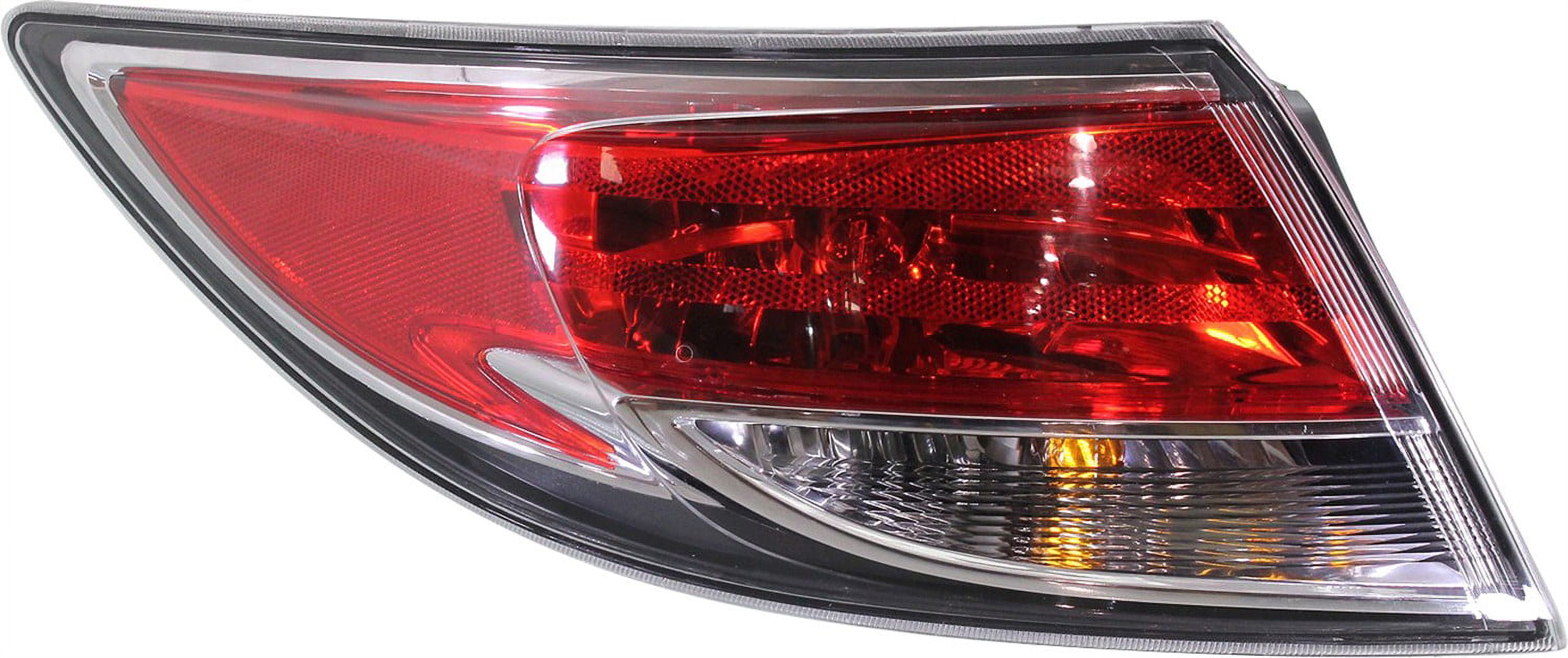 Tail Light Compatible With 2009-2013 Mazda 6 Left Driver With bulb(s)