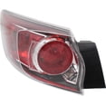 thumbnail image 1 of Tail Light Compatible With 2010-2013 Mazda 3 Left Driver Side, Outer With bulb(s), 1 of 8