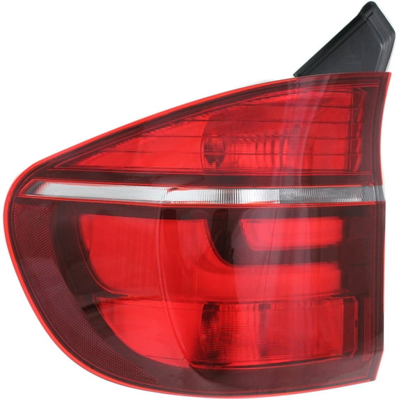Tail Light Compatible With 2011-2013 BMW X5 Left Driver Side, Outer With bulb(s)