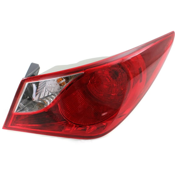 Tail Light Compatible With 2011-2014 Hyundai Sonata Right Passenger Side, Outer With bulb(s)