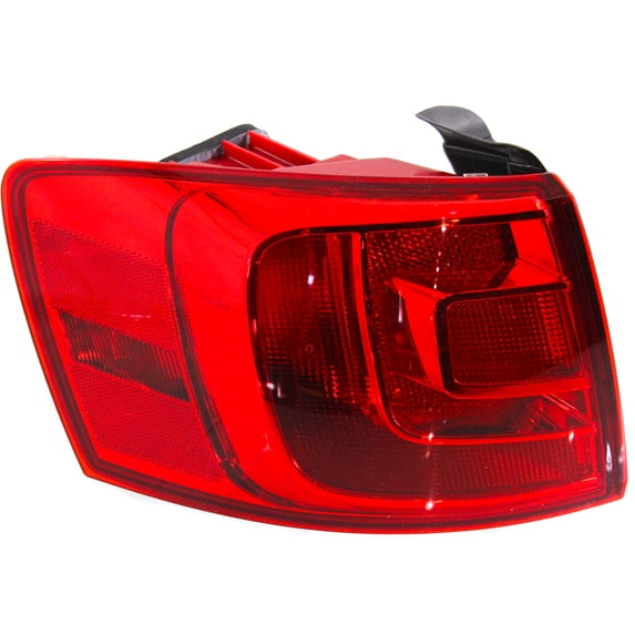 Tail Light Compatible With 2011-2018 Volkswagen Jetta Left Driver Side, Outer With bulb(s) CAPA Certified