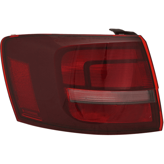 Tail Light Compatible With 2011-2018 Volkswagen Jetta Left Driver Side, Outer With bulb(s)