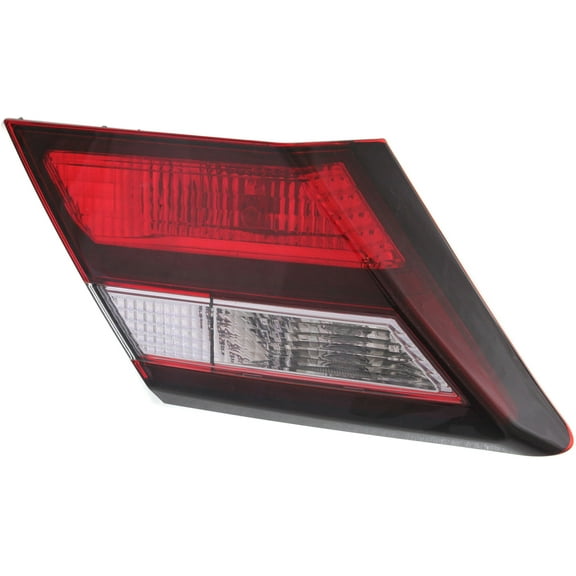 Tail Light Compatible With 2013-2015 Honda Civic Left Driver Side, Inner With bulb(s)
