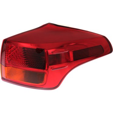 Nakkaa Right Passenger Side Tail Light For 2019-2023 Toyota RAV4 – Outer, LED, Black Housing
